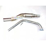 R15 V3 2-piece 304 stainless steel exhaust manifold - V2538