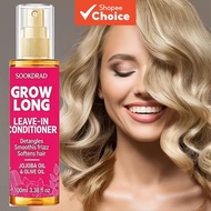 Grow Long Leave-in Conditioner, Non Sticky Formula, Keep Hair Fresh Feeling All Day 100ml