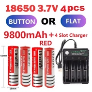 HOMIEE 3.7V 18650 10000mAh Lithium High Power Rechargeable Battery Charger Bateri Pengecas
