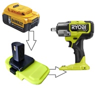 Dewalt 20v battery adapter for Ryobi 18v (3D printing)