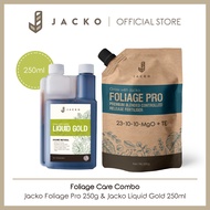 Foliage Care Combo | Jacko Foliage Pro Premium Blended Controlled Release Fertiliser + Jacko Liquid