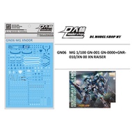 DL MODEL DECAL MG GN06 GN-0000+GNR-010/XN 00 XN RAISER