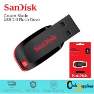 SanDisk Thumbdrive USB Flash Drive USB2.0 Cruzer Blade 8GB 16GB 32GB 64GB Original with Warranty
