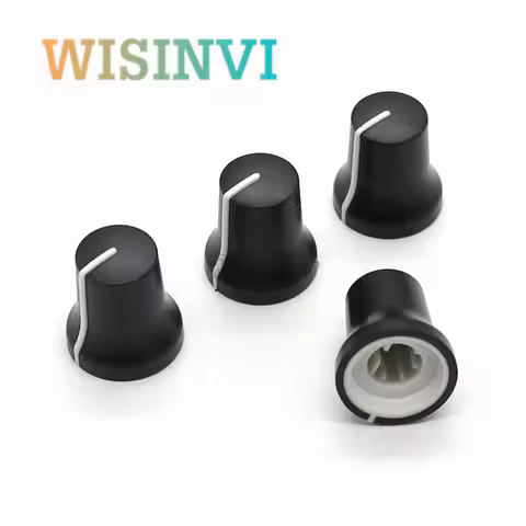 Plastic Half Shaft Knob Diameter 18mm Height 19mm Potentiometer Encoder 90 Degrees and 180 Degrees K