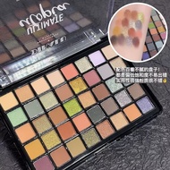DIKALU 40 Color Eyeshadow Palette Earth Color Multicolor Palette Matte Pearl Glitter Sequins Hold Ma