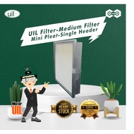 Air filter for HVAC system AC Filter/ HVAC Filter/ UIL Filter/ - Medium Filter Mini Pleat - Single H