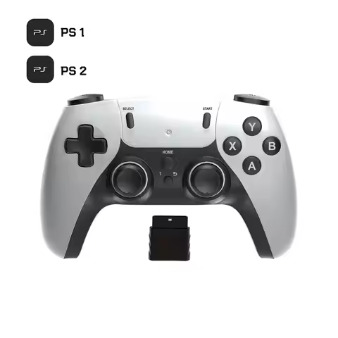 Wireless Game Controller For PS1 PS2 Gaming Controller Video Game Handheld Game Console Video Game E