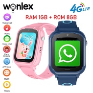 Wonlex KT28 Kids Smart Watch 4G LTE 1.69 inch screen Android 8.1 GPS Positioning SOS Children's Video Call Popular WhatsAPP version