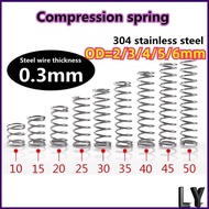 Compression spring SUS304  d0.3mm * OD2-6mm  [11LY-FC-L]