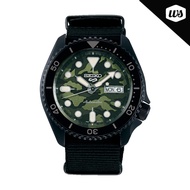 [Watchspree] Seiko 5 Sports Automatic SKX Street Style Black Nylon Strap Watch SRPJ37K1