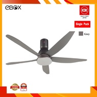 KDK K15UW 60" Remote Control Ceiling Fan DC Motor With LED Light (Grey)