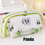 Big Size Double Layer Pencil Case Zipper