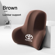 Xe Bộ nhớ bọt gối cổ bảo vệ thắt lưng tựa lưng Đệm Đệm lót ghế xe hơi tựa đầu xe hơi đệm cho TOYOTA