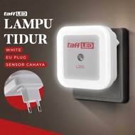 CAHAYA TaffLED LED Night Light EU Plug Cool White Light Sensor 250V 0.5W - L200 [ IK F Store ]