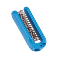 專業造型護髮梳 軟毛款 藍色 KQ0265
