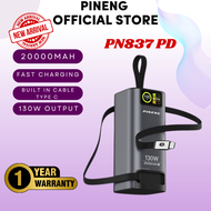 Model baru Pineng PN-837PD 20000mAh Quick Charge/kuasa Bank caj cepat Power Bank with Built-in Cable