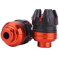 ORANGE ALUMINUM MOTORCYCLE SLIDERS