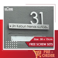 304 Stainless Steel 3D House Number Plate