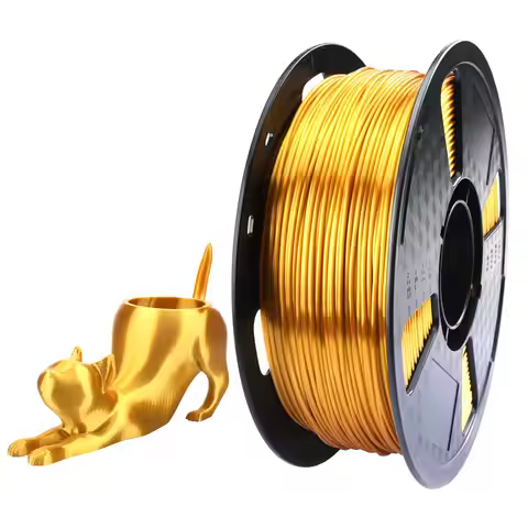 CC3D Silky TPU Filament Gold 1.75mm 1KG 3D Printer Filament 3D Printing Materials Silk TPU Filament 
