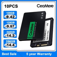 CeaMere 10ชิ้น Sata3 Ssd 128GB 240GB 120GB 256GB Hdd 2.5ฮาร์ดดิสก์ดิสก์2.5 "480GB 512GB1TB ภายใน Solid State Drive สำหรับแล็ปท็อป
