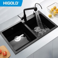 HIGOLD EMPEROR Quartz Single/Double Sink