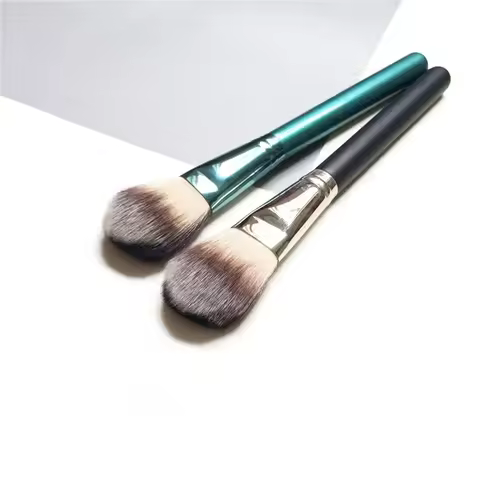 Dual-Fibre Face Cheek Brush 127 Tapered Precise Blush Powder Cosmetic Brush Tool