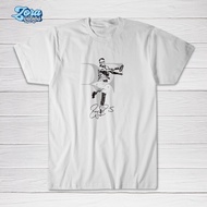 Ready Stock  Federer Tennis Printed T-shirt Sport and Leisure 100% Premium CottonCasual Shirt