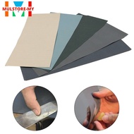 【MULSTORE】5Pcs WET AND DRY SANDPAPER Sand Paper  2500 3000 5000 7000 Mixed Grits