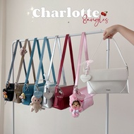 8anglesshop-"Charlotte 10.5 Inch Bag Heart 8angles With 2 Straps" D052