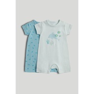 Mothercare Baby Boy 2 Pack Ocean Rompers