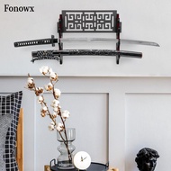 [AbabixaMY] Wooden Organizer for 4 Tier Sword Display, Wall Mount Bracket for Samurai Swords