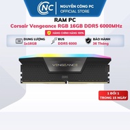 RAM PC Corsair Vengeance RGB 16GB (1x16GB) DDR5 6000MHz -