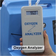 Smart Battery Oxygen Analyzer LCD Display Portable Oxygen Concentrator Purity Flow Analyzer Oxygen D