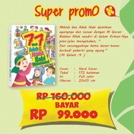 Buku Anak : 77 Kisah Adab dan Akhlak Nabi Muhammad SAW (Harga Promo)