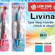 Livina Spin Mop Handle Set/LionStar Mop BM-51