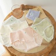 ❤️[14.3E] Sweet Young Girl Candy Colour Cotton Low Waist Panties