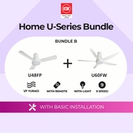 KDK Home U-series Bundle B (U60FW + U48FP) Promotion with Standard Installation