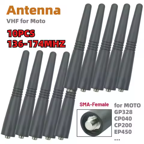 10PCS 9CM VHF 137-174MHZ Short Antenna for Motorola GP328 CP040 CP200 EP450 GP68 GP300 GP340 HT1250