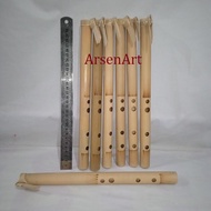 ATW7 suling bambu suling degung suling sunda lubang empat panjang 30 cm