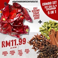 AGM SET COMBO 5 IN 1CILI KERING TIDAK PEDAS DAN 4 SEKAWAN