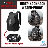 Rider Waterproof Backpack  | Beg Motorsikal Kaliskan Anti Air Biker Rider Waterproof Motor