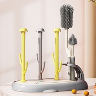 Cute Whale Baby Bottle Dry Rack Baby Bottle Brush Drain Dryi