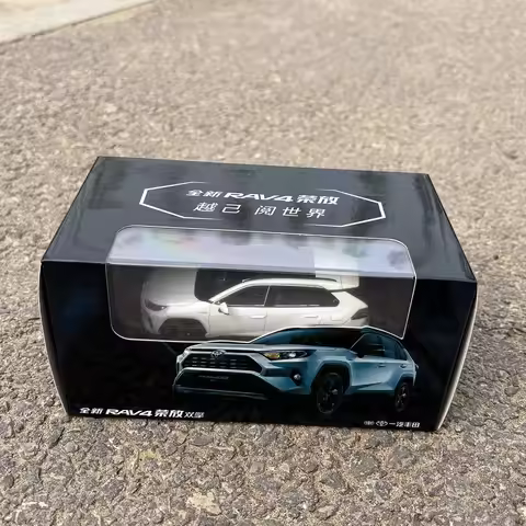 1:43 Original Scale Model,Toyota RAV4 Hybrid,Door Can Not Open,Diecast Model for Collection and Disp