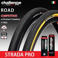 CHALLENGE STRADA Pro 700C Road Bicycle Tire Tubeless Clincher Bike Tyre Ultralight 700x25 700x27 700