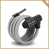 [WhstrongMY] Combination Bike Lock Braided Steel Cycle Lock with Combination 4-Digit for