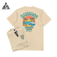 KATUN Bg Bujang Girl T-shirt Bahamas Motif Cream Color Men's T-shirt Wanita 30s Cotton Material