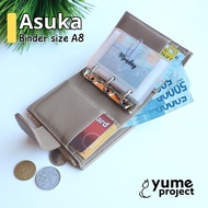 ASUKA A8 mini binder wallet series by yume project