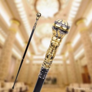 1pc Gold Black Luxury Round Handle Fashion Party Decoration Stick Elegant Wood Stick Knob Stick 93cm