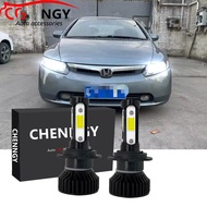 FOR Honda Civic FD 2005 2006-2009 2010 (Headlight Lamp) - Front LED Headlight Bulbs Conversion Kit 6