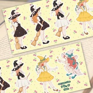 很久很久以前 7 ver17 (hamil) 復古女孩女士角色貼紙